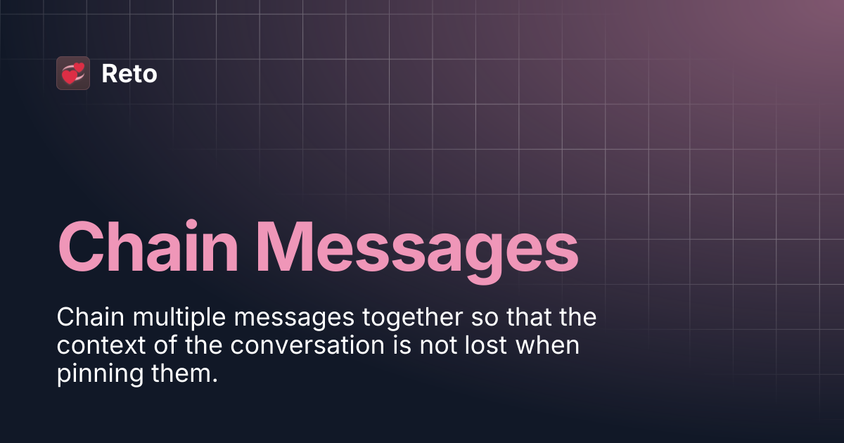 Chain Messages | Reto